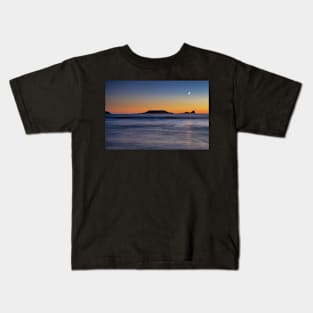 Worms Head, Rhossili Bay Kids T-Shirt